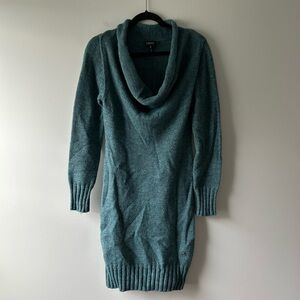 Escada Sport teal alpaca/wool blend dress